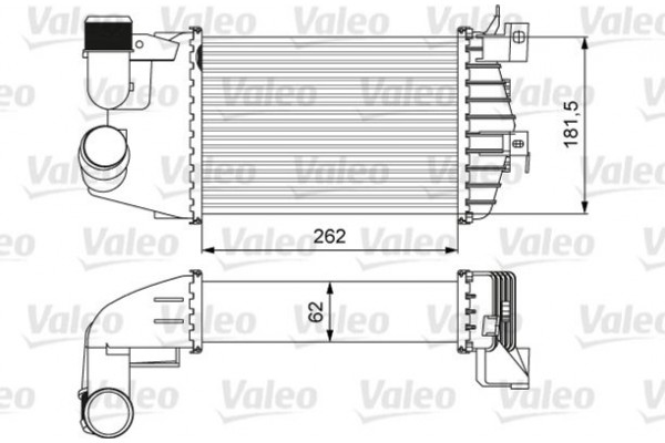 Valeo Ψυγείο Αέρα Υπερπλήρωσης - 818627