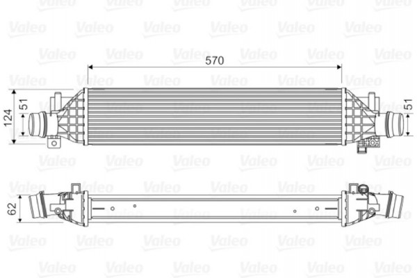 Valeo Ψυγείο Αέρα Υπερπλήρωσης - 818629
