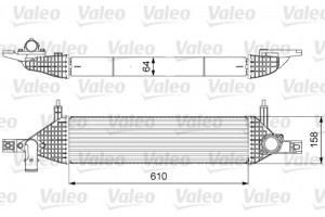 Valeo Ψυγείο Αέρα Υπερπλήρωσης - 818633