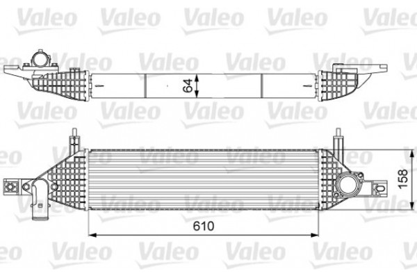 Valeo Ψυγείο Αέρα Υπερπλήρωσης - 818633