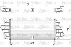 Valeo Ψυγείο Αέρα Υπερπλήρωσης - 818635