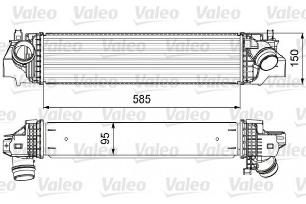 Valeo Ψυγείο Αέρα Υπερπλήρωσης - 818640