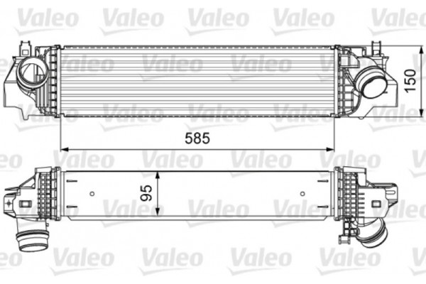 Valeo Ψυγείο Αέρα Υπερπλήρωσης - 818640