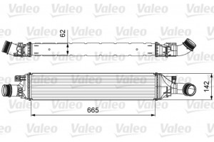 Valeo Ψυγείο Αέρα Υπερπλήρωσης - 818643