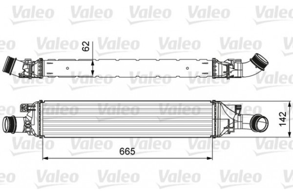 Valeo Ψυγείο Αέρα Υπερπλήρωσης - 818643