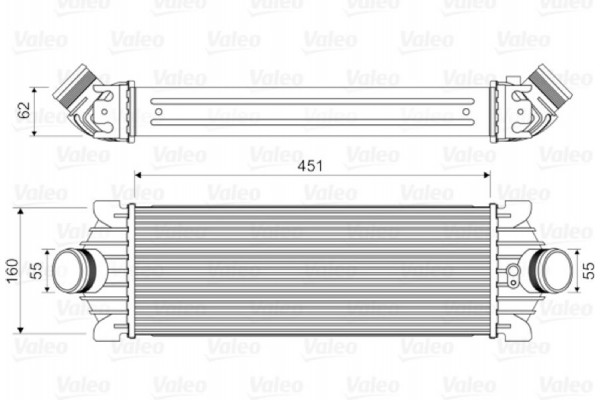 Valeo Ψυγείο Αέρα Υπερπλήρωσης - 818644