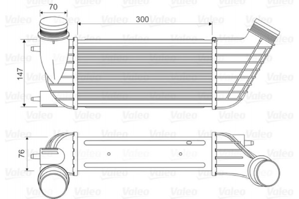 Valeo Ψυγείο Αέρα Υπερπλήρωσης - 818651