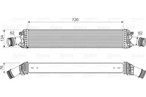 Valeo Ψυγείο Αέρα Υπερπλήρωσης - 818654
