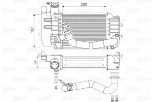 Valeo Ψυγείο Αέρα Υπερπλήρωσης - 818655