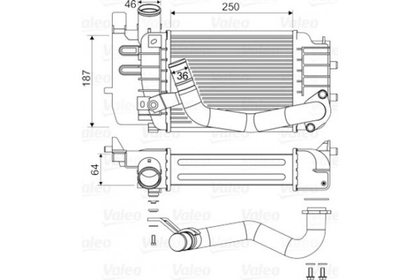 Valeo Ψυγείο Αέρα Υπερπλήρωσης - 818655