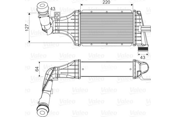 Valeo Ψυγείο Αέρα Υπερπλήρωσης - 818660