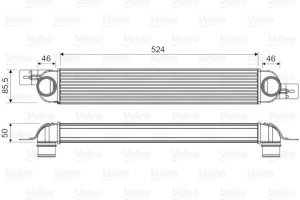 Valeo Ψυγείο Αέρα Υπερπλήρωσης - 818661