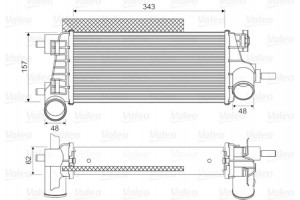 Valeo Ψυγείο Αέρα Υπερπλήρωσης - 818667