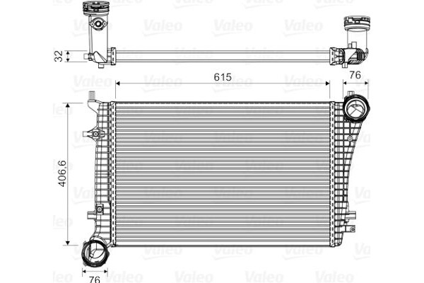 Valeo Ψυγείο Αέρα Υπερπλήρωσης - 818675