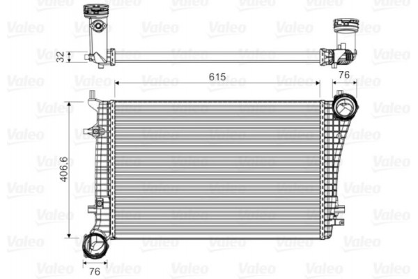 Valeo Ψυγείο Αέρα Υπερπλήρωσης - 818675