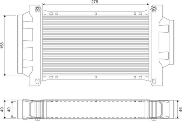 Valeo Ψυγείο Αέρα Υπερπλήρωσης - 818713