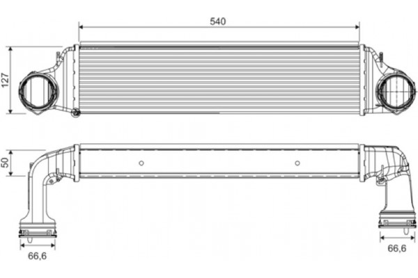 Valeo Ψυγείο Αέρα Υπερπλήρωσης - 818715