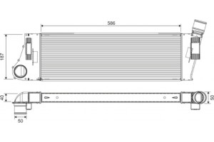 Valeo Ψυγείο Αέρα Υπερπλήρωσης - 818727