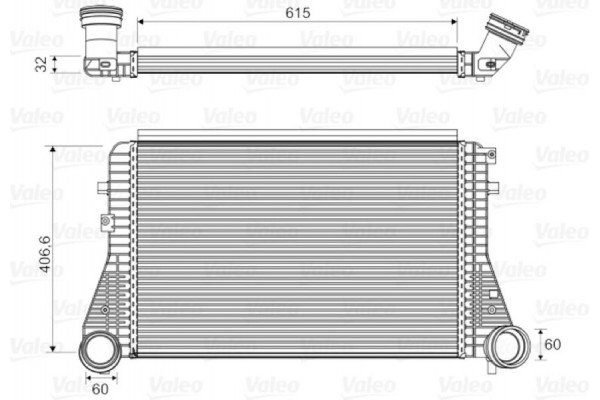 Valeo Ψυγείο Αέρα Υπερπλήρωσης - 818795