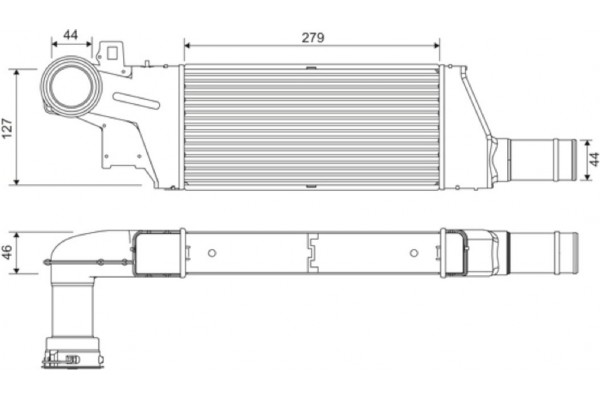 Valeo Ψυγείο Αέρα Υπερπλήρωσης - 818809