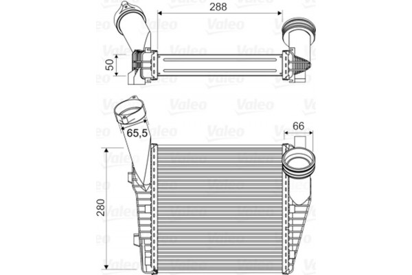 Valeo Ψυγείο Αέρα Υπερπλήρωσης - 818814