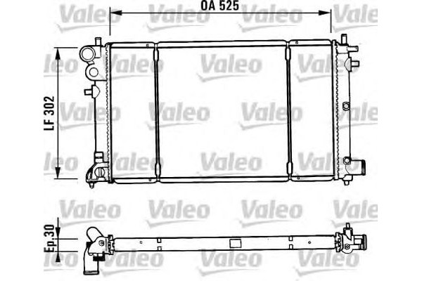 Valeo Ψυγείο, Ψύξη Κινητήρα - 731186