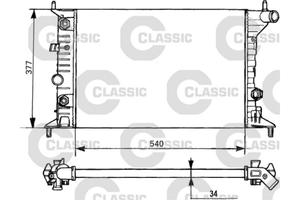 Valeo Ψυγείο, Ψύξη Κινητήρα - 231393