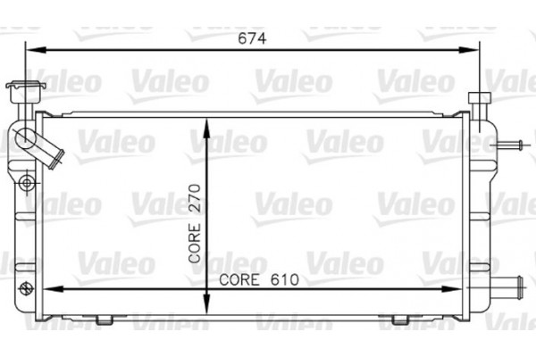 Valeo Ψυγείο, Ψύξη Κινητήρα - 730018