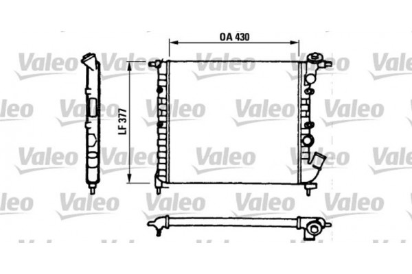 Valeo Ψυγείο, Ψύξη Κινητήρα - 730055