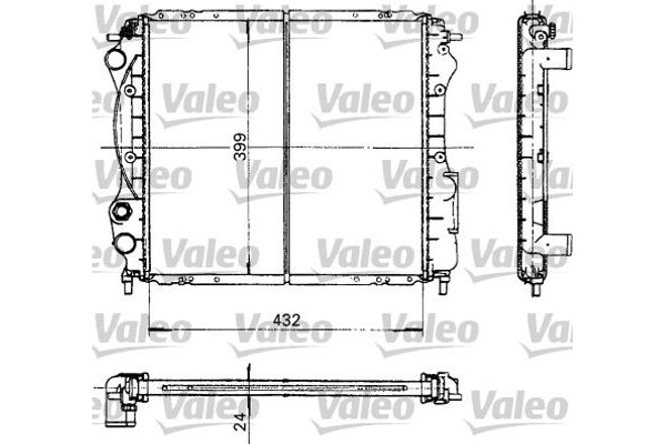 Valeo Ψυγείο, Ψύξη Κινητήρα - 730181