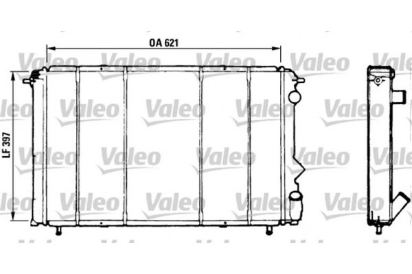 Valeo Ψυγείο, Ψύξη Κινητήρα - 730184