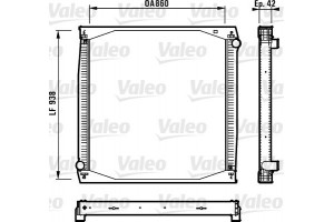 Valeo Ψυγείο, Ψύξη Κινητήρα - 730260