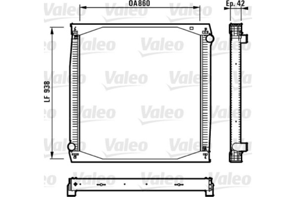 Valeo Ψυγείο, Ψύξη Κινητήρα - 730260