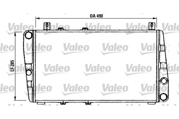 Valeo Ψυγείο, Ψύξη Κινητήρα - 730375