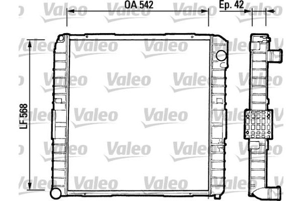 Valeo Ψυγείο, Ψύξη Κινητήρα - 730378