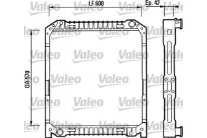 Valeo Ψυγείο, Ψύξη Κινητήρα - 730380
