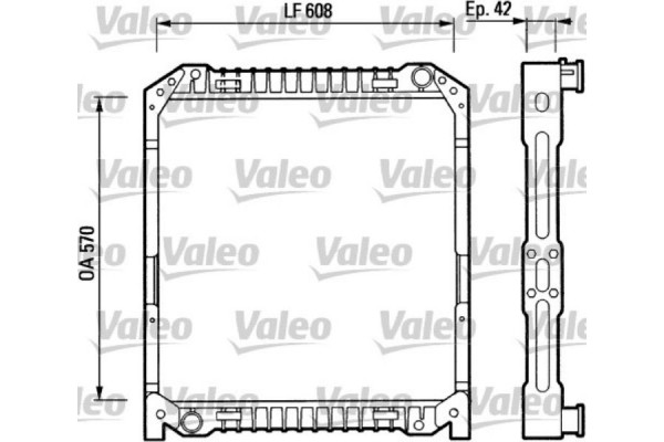 Valeo Ψυγείο, Ψύξη Κινητήρα - 730380