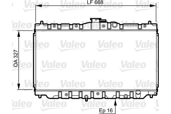 Valeo Ψυγείο, Ψύξη Κινητήρα - 730423