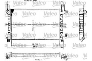 Valeo Ψυγείο, Ψύξη Κινητήρα - 730483