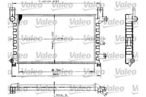 Valeo Ψυγείο, Ψύξη Κινητήρα - 730483