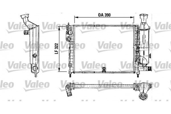 Valeo Ψυγείο, Ψύξη Κινητήρα - 730491