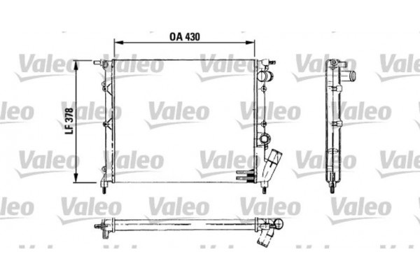 Valeo Ψυγείο, Ψύξη Κινητήρα - 730499