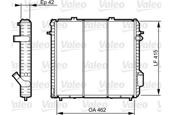 Valeo Ψυγείο, Ψύξη Κινητήρα - 730502