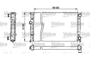 Valeo Ψυγείο, Ψύξη Κινητήρα - 730505