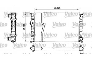 Valeo Ψυγείο, Ψύξη Κινητήρα - 730505