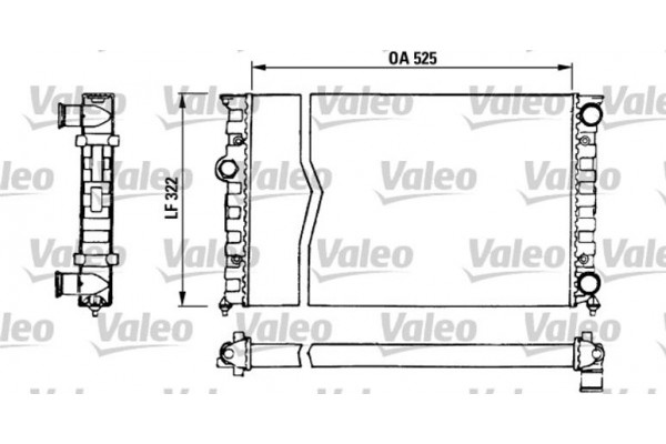 Valeo Ψυγείο, Ψύξη Κινητήρα - 730505