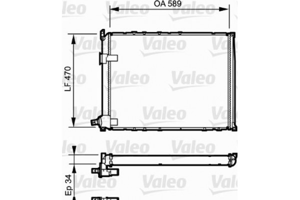 Valeo Ψυγείο, Ψύξη Κινητήρα - 730548