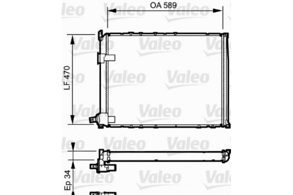 Valeo Ψυγείο, Ψύξη Κινητήρα - 730548