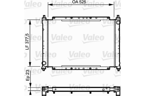 Valeo Ψυγείο, Ψύξη Κινητήρα - 730565