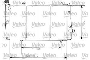 Valeo Ψυγείο, Ψύξη Κινητήρα - 730634